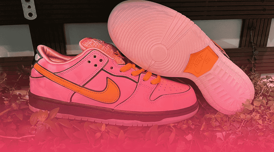 New detailed images of Blossom Nike SB Dunk Low