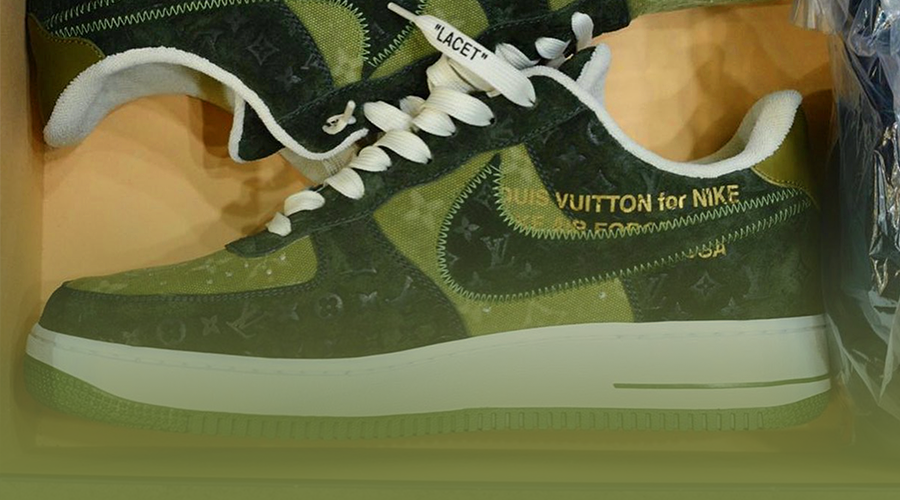 Never before seen Louis Vuitton Air Force 1