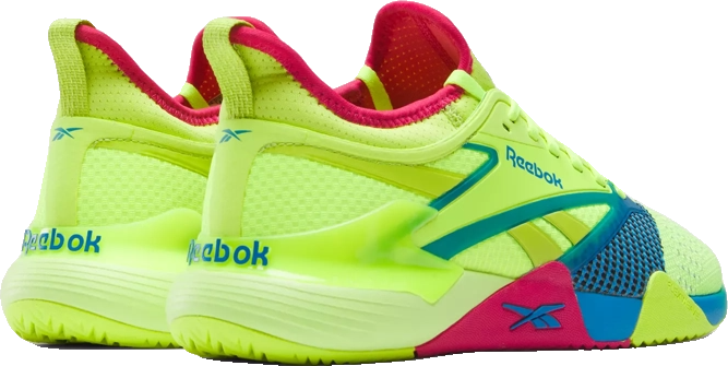 Reebok Nano Court Lime/Aqua Pink