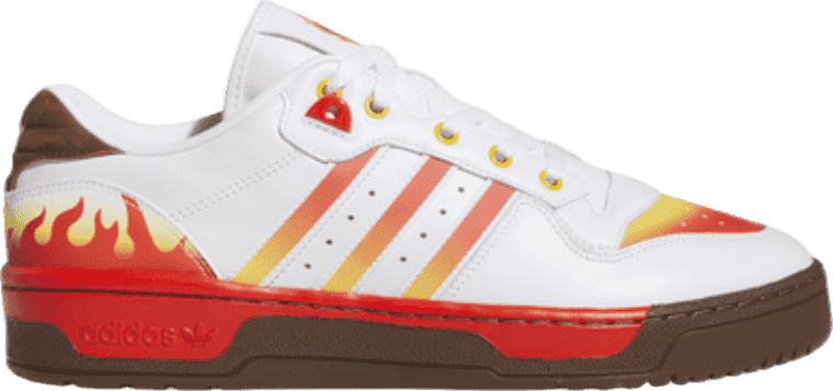 Demon Slayer x Adidas Rivalry Low Rengoku White and Red