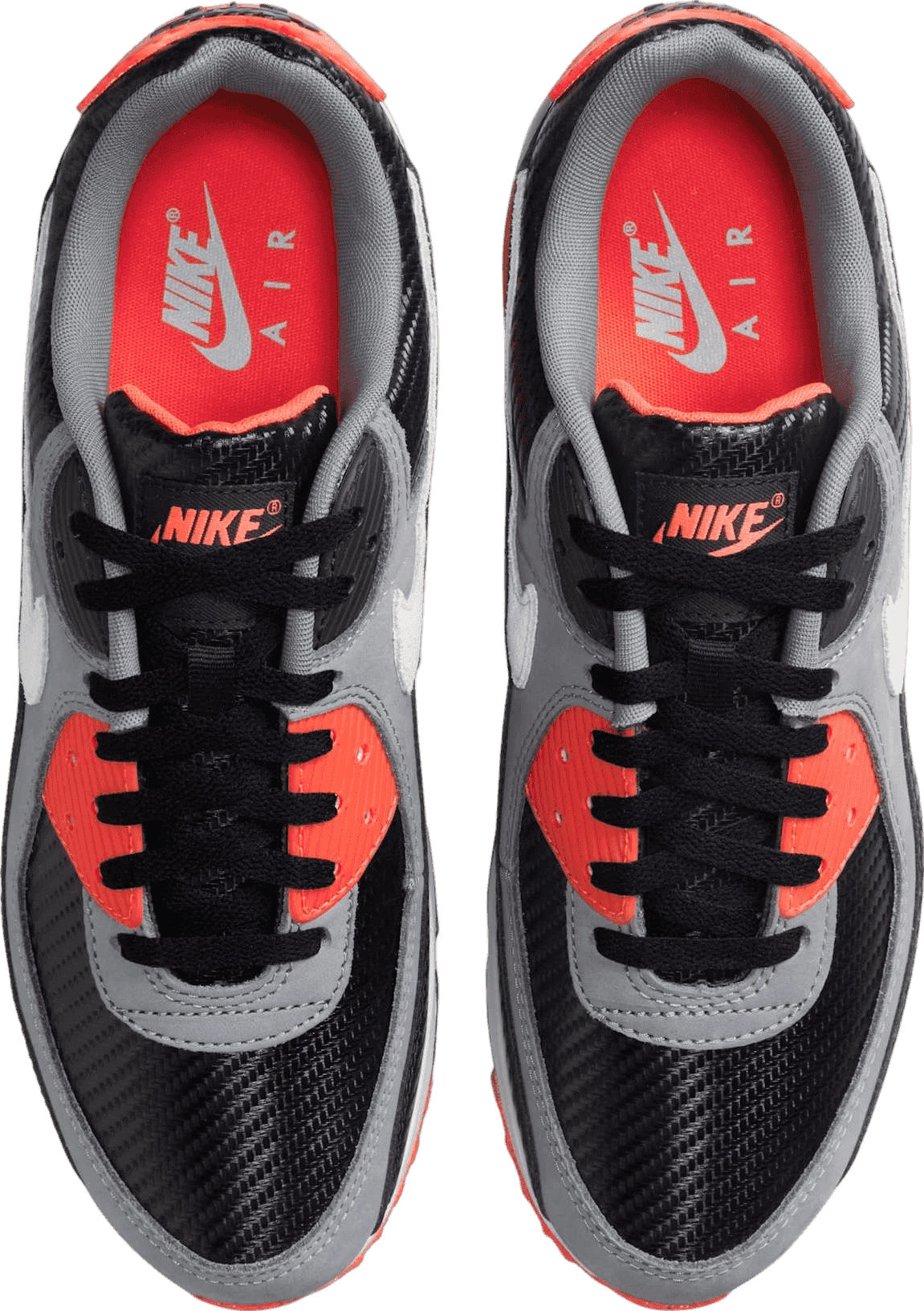 Nike Air Max 90 Carbon Fiber/Bright Crimson