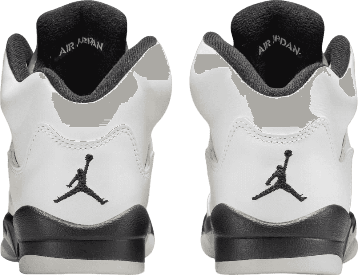 Air Jordan 5 White/Metallic Black (GS)