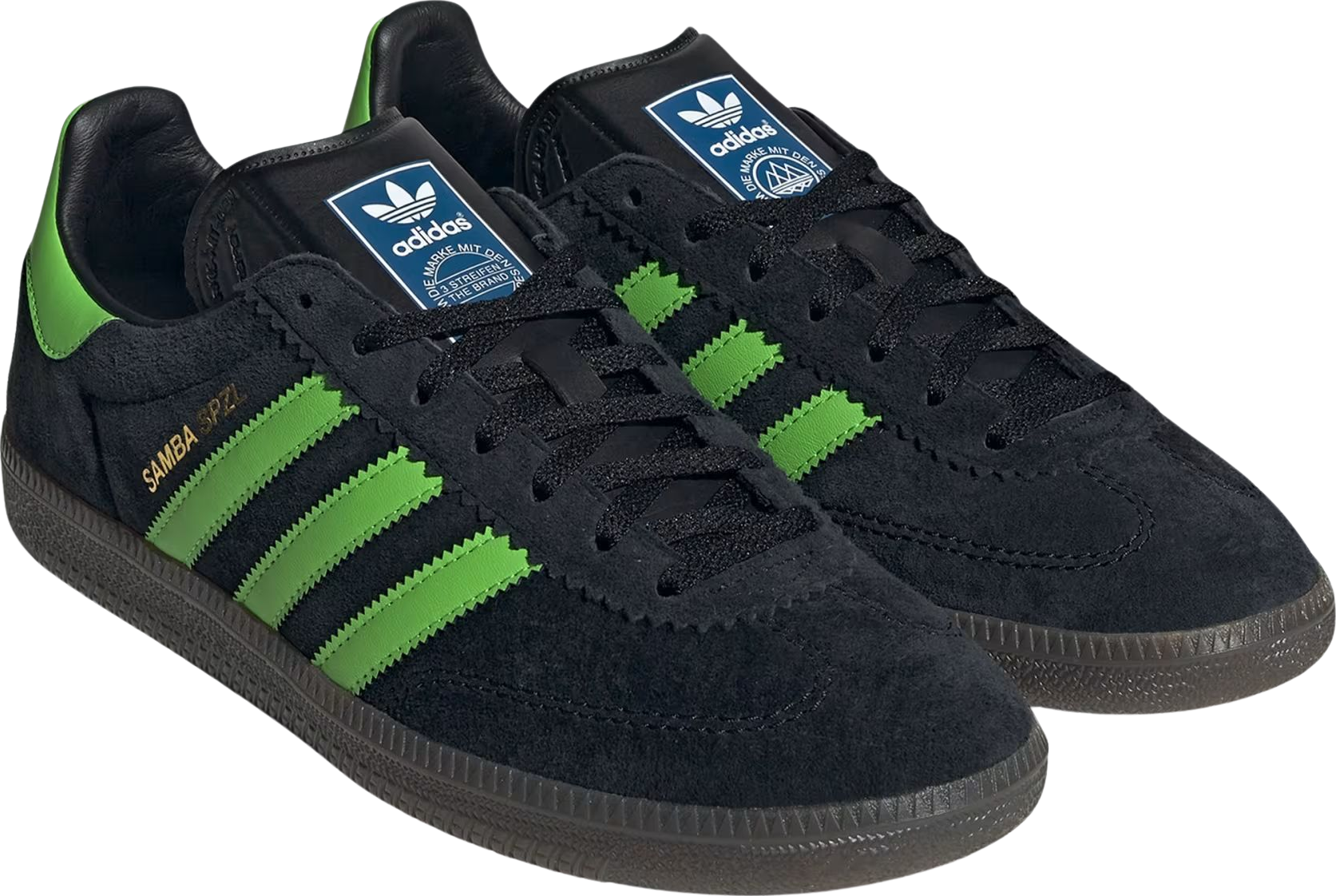 adidas Samba Deco SPZL Black Lucid Lime