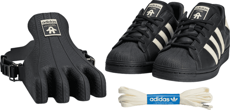 Adidas By Avavav Superfinger Superstar "Core Black/Cream White"