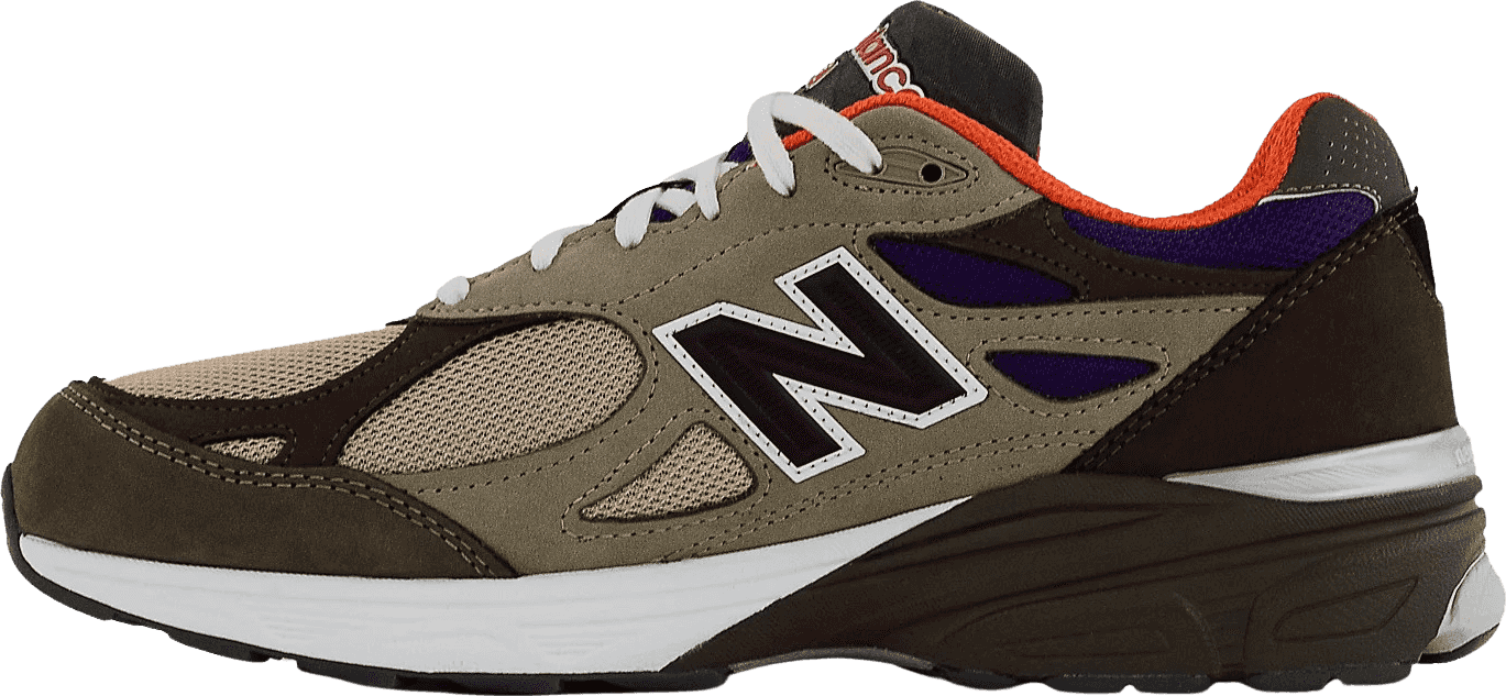 New Balance 990v3 MiUSA Khaki Orange