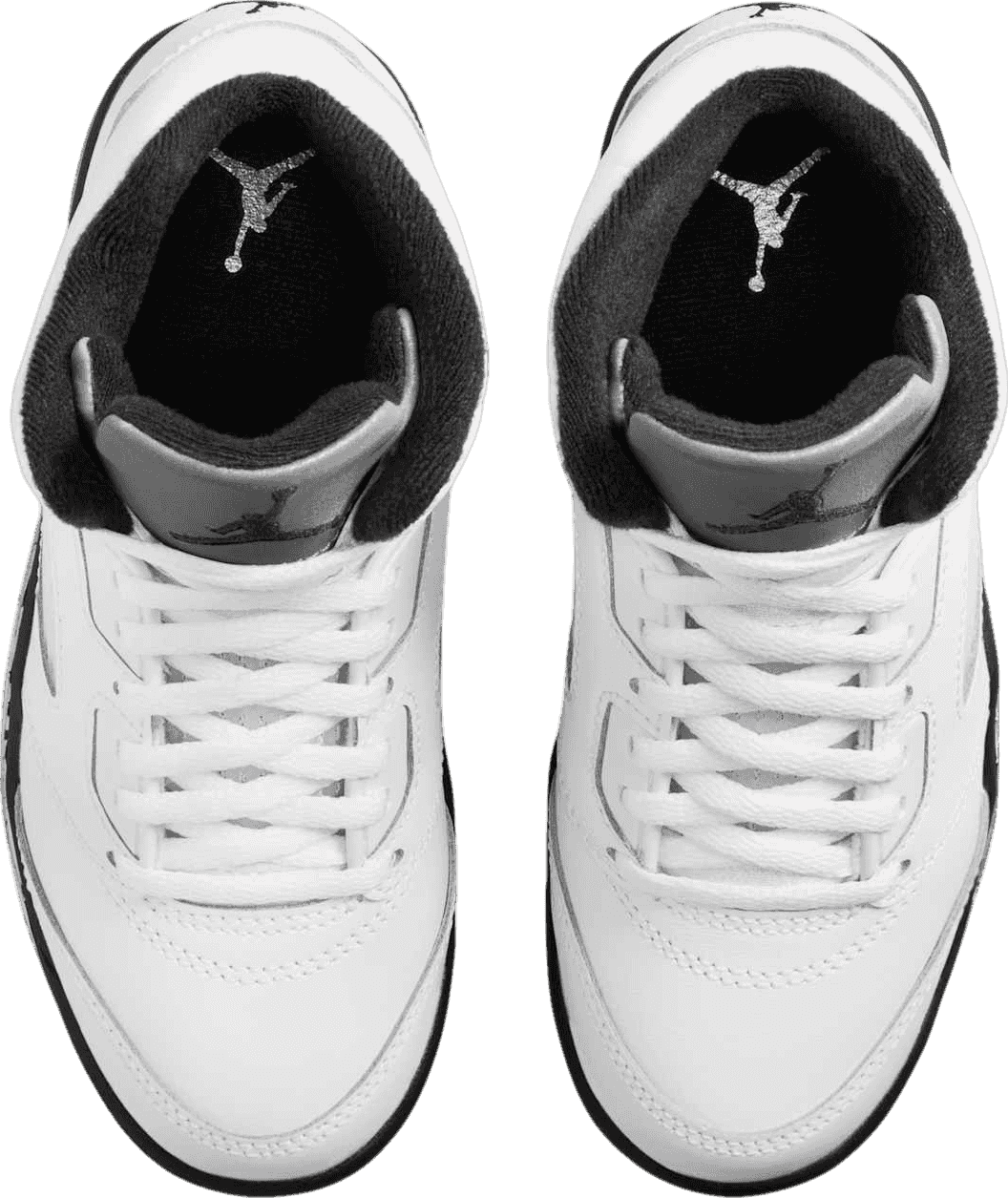 Air Jordan 5 White Metallic/Black (PS)