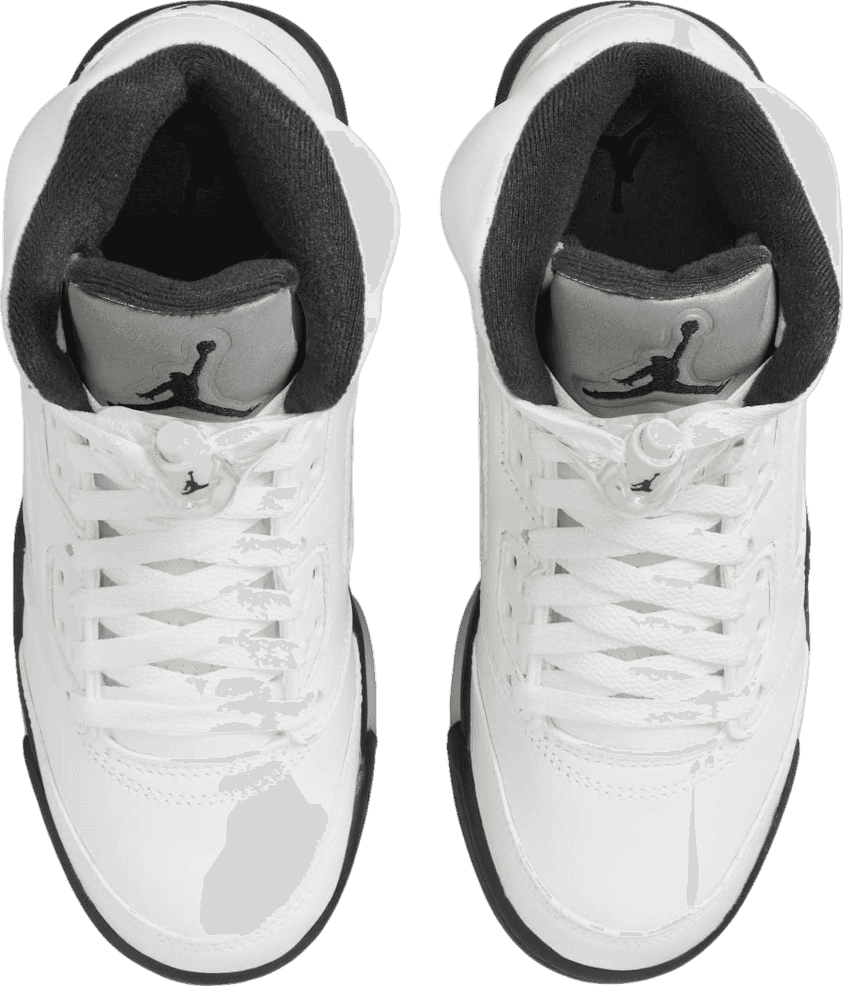 Air Jordan 5 White/Metallic Black (GS)