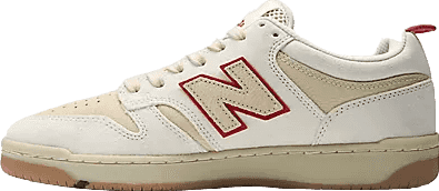 New Balance Numeric 480 Low Sea Salt/Red