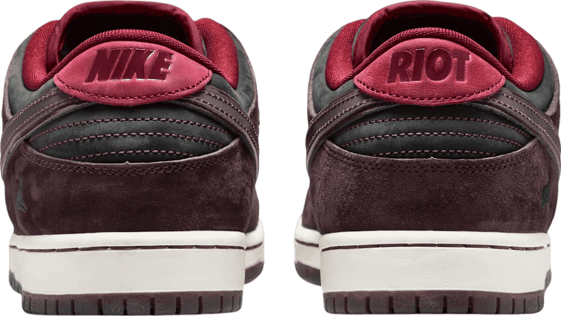 Riot Skateshop x Nike SB Dunk Low Mahogany/Dark Beetroot