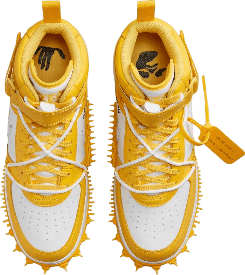 Nike Air Force 1 Mid Off-White Varsity Maize