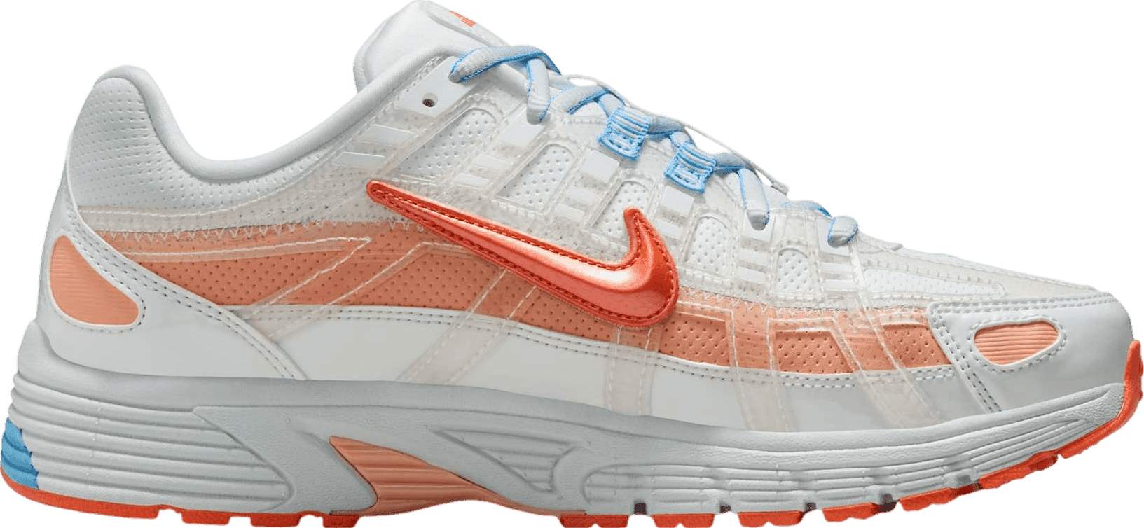 Nike P-6000 Summit White/Apricot Agate 6000 (W)