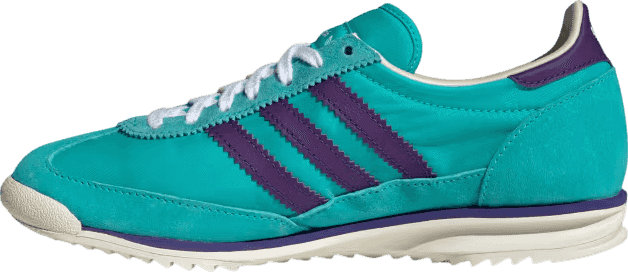 Sporty & Rich x Adidas SL72 "Mint Rush/Power Purple"