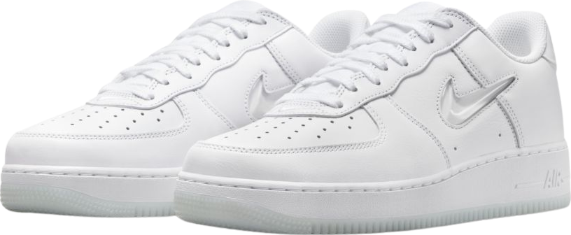 Nike Air Force 1 Low Color of the Month Jewel Swoosh Triple White