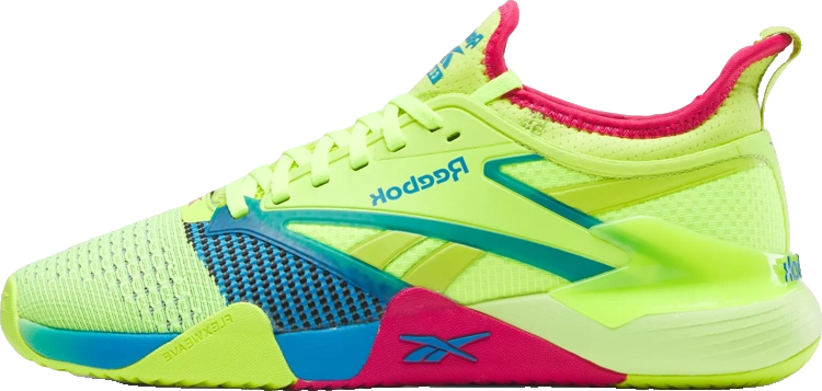 Reebok Nano Court Lime/Aqua Pink