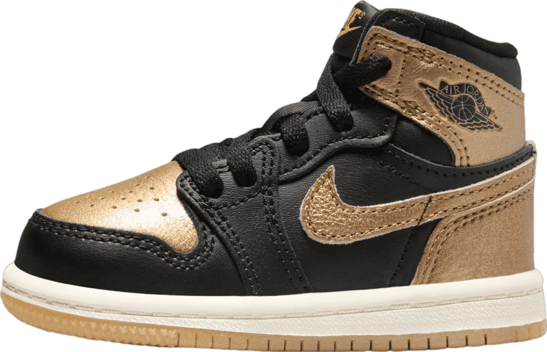 Air Jordan 1 High Black/Gold (TD)