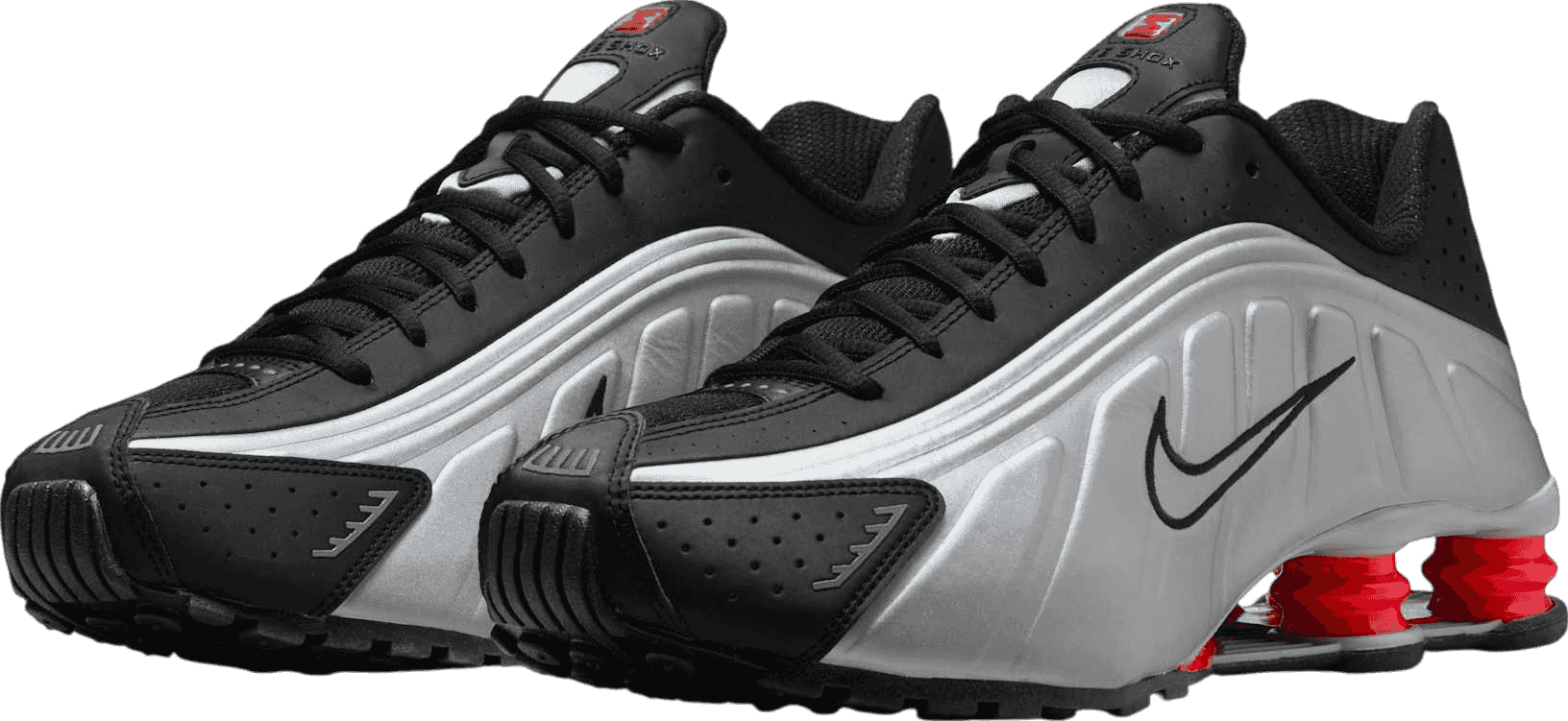 Nike Shox R4 Black/Metallic Silver (2024)