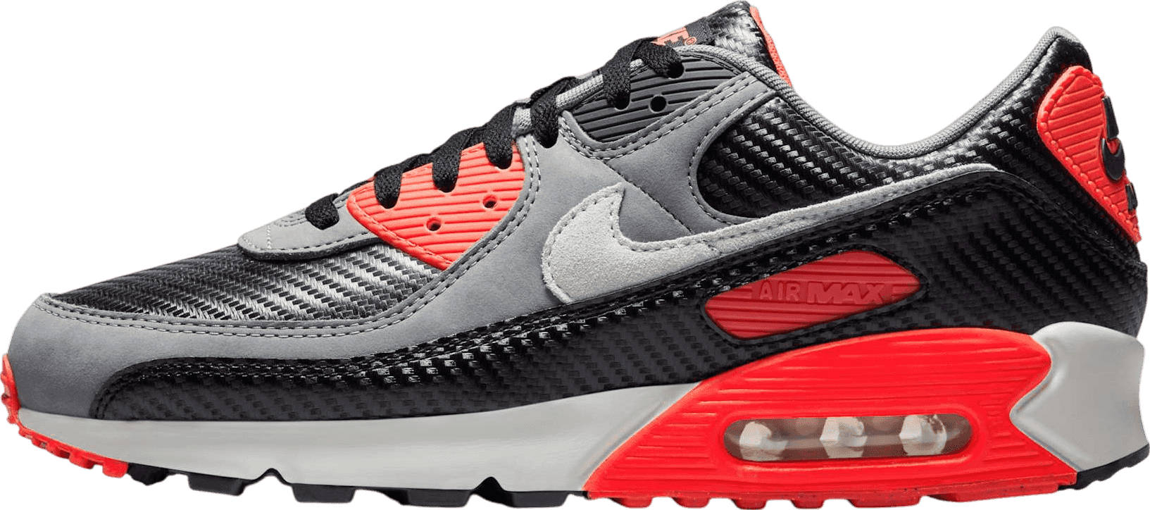 Nike Air Max 90 Carbon Fiber/Bright Crimson