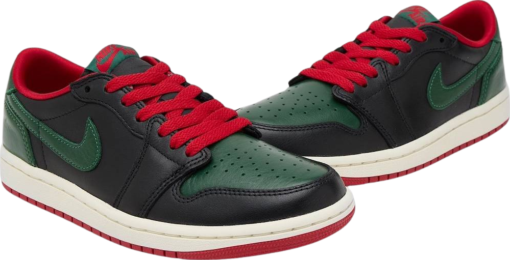 Air Jordan 1 Retro Low Black/Gorge Green (W)