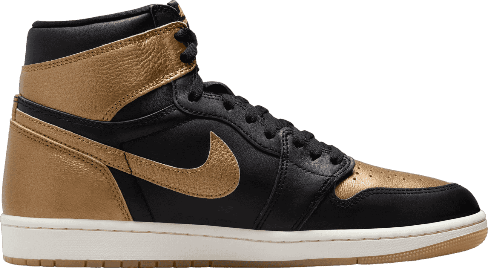 Air Jordan 1 High Black/Metallic Gold