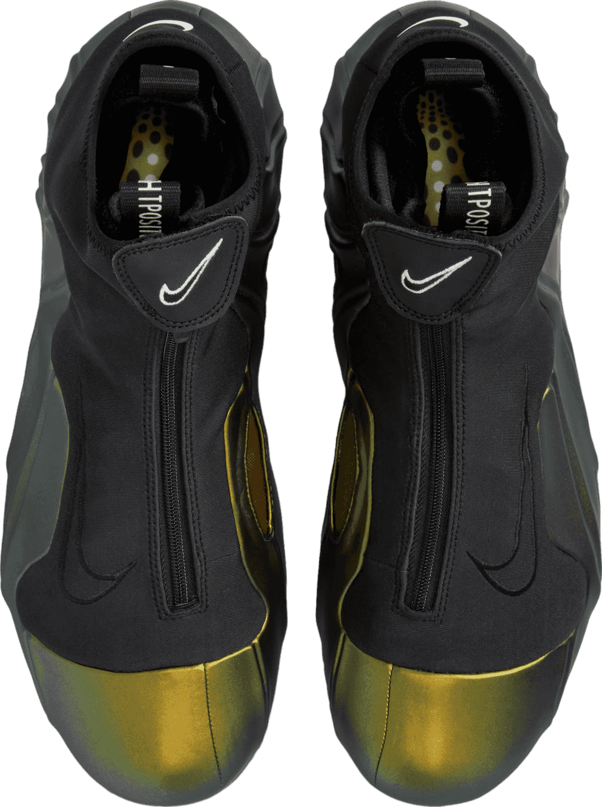 Nike Air Flightposite Black/Metallic Gold