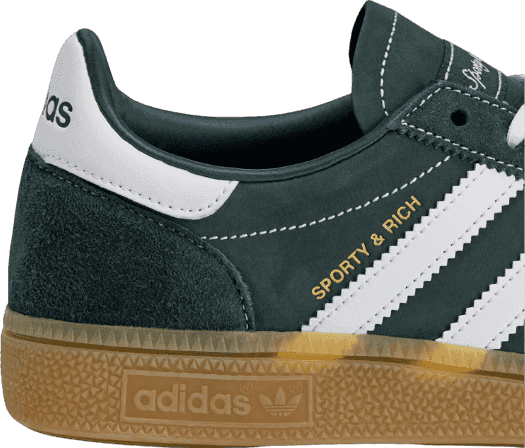 Sporty & Rich x Adidas Handball Spezial Dark Green