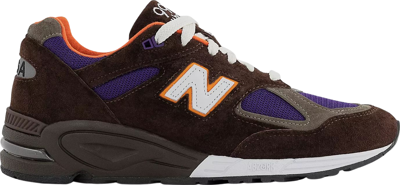 New Balance 990v2 MiUSA Brown Purple