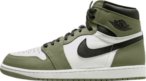 Olive green air jordan 1 best sale