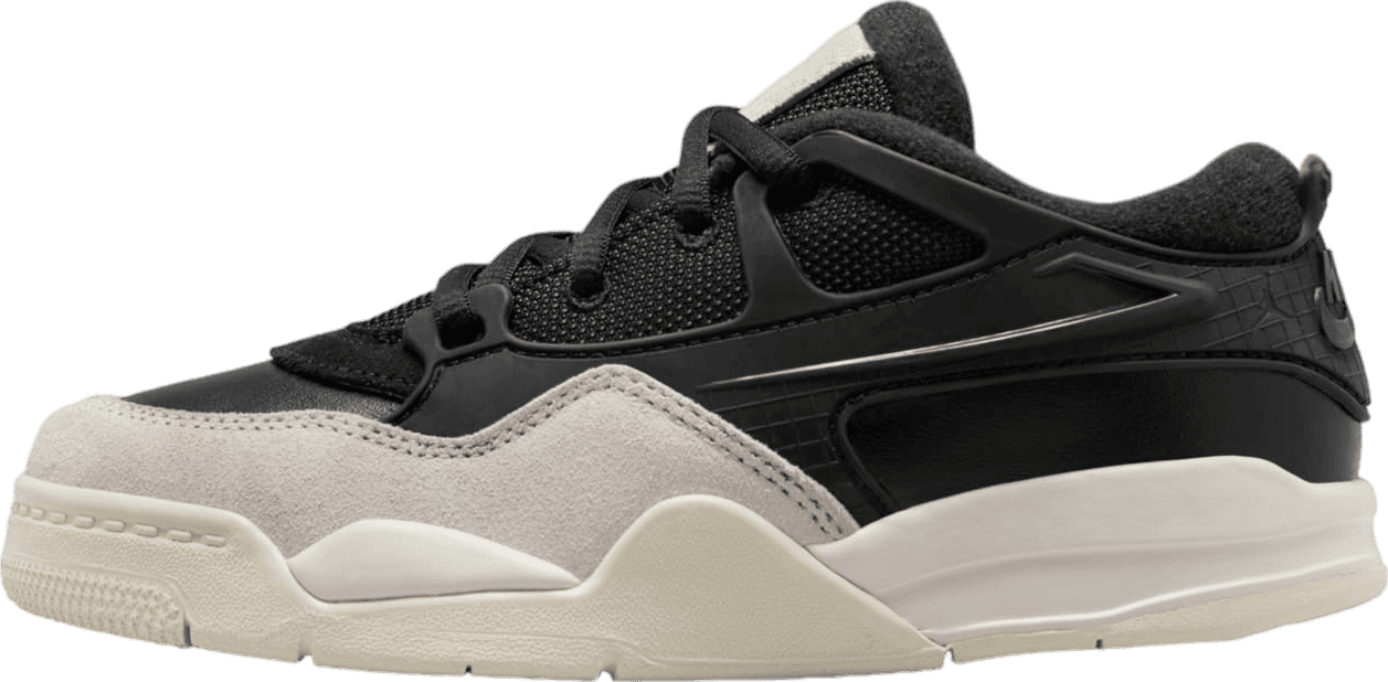 Air Jordan 4 RM Black/Light Bone (PS)