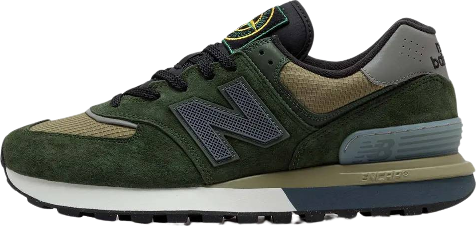 New Balance 574 Legacy Stone Island Dark Green