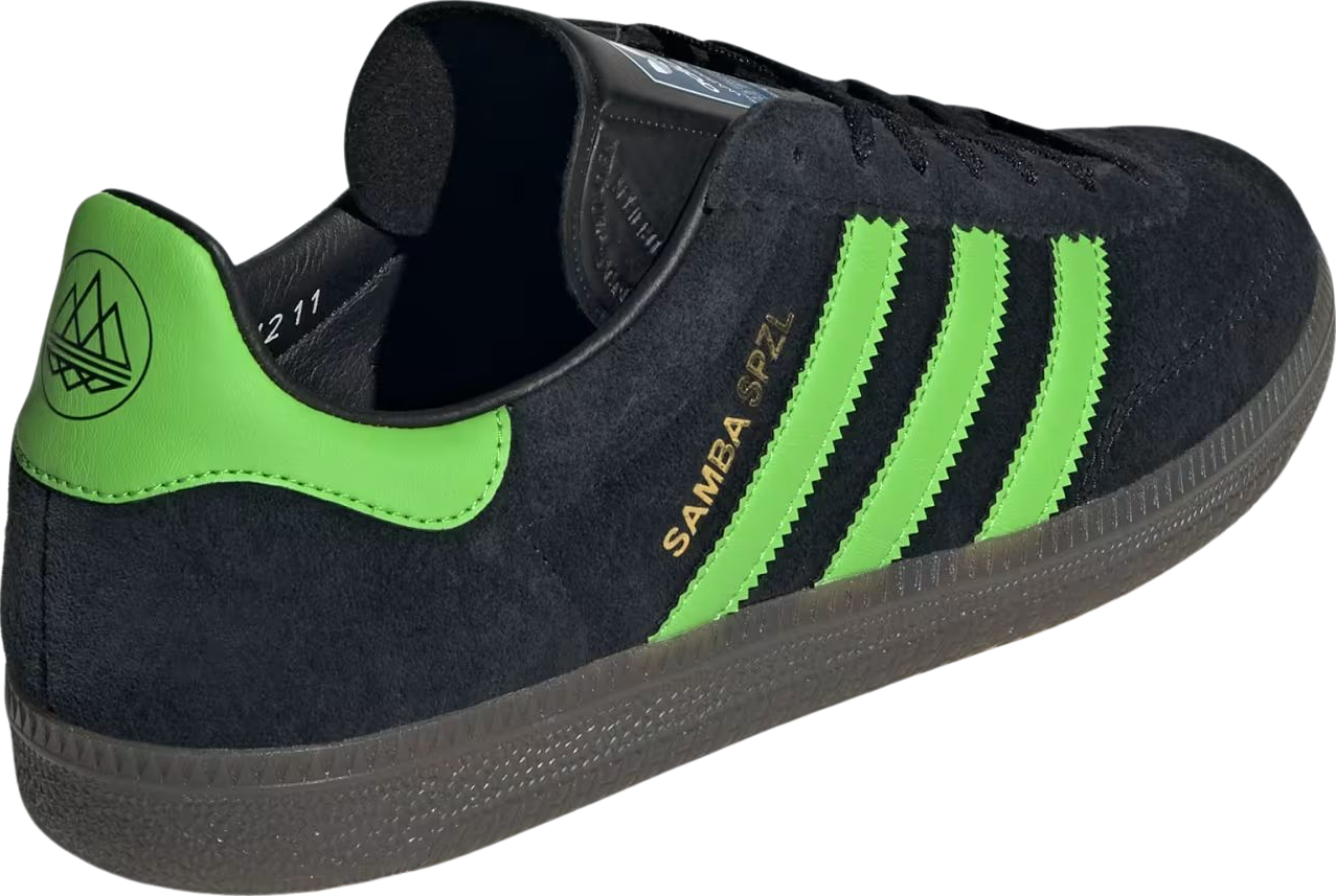 adidas Samba Deco SPZL Black Lucid Lime