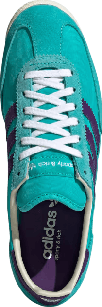 Sporty & Rich x Adidas SL72 "Mint Rush/Power Purple"