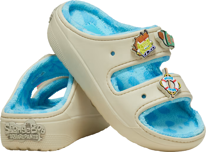 Crocs Classic SpongeBob Cozzzy Terry Sandal