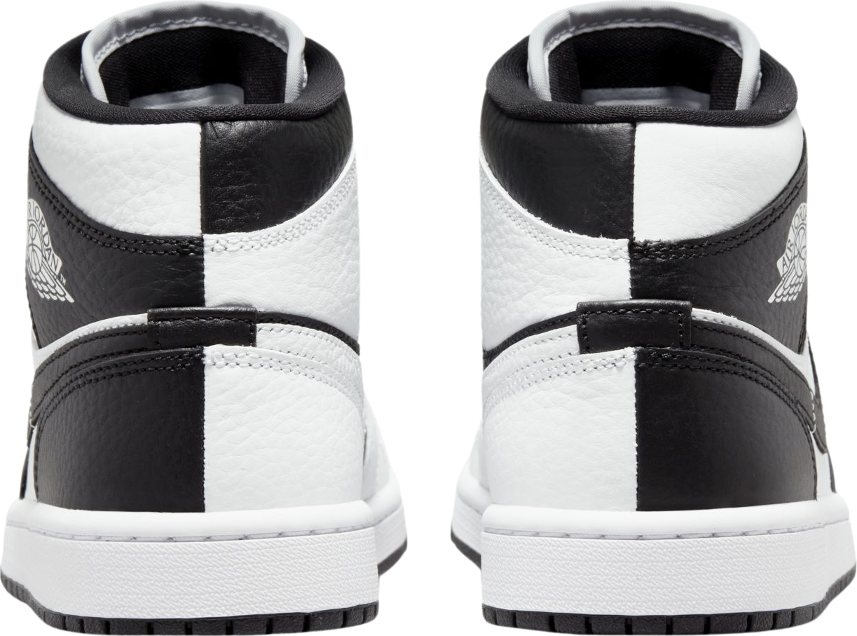 Air Jordan 1 Mid Split Black White (W)