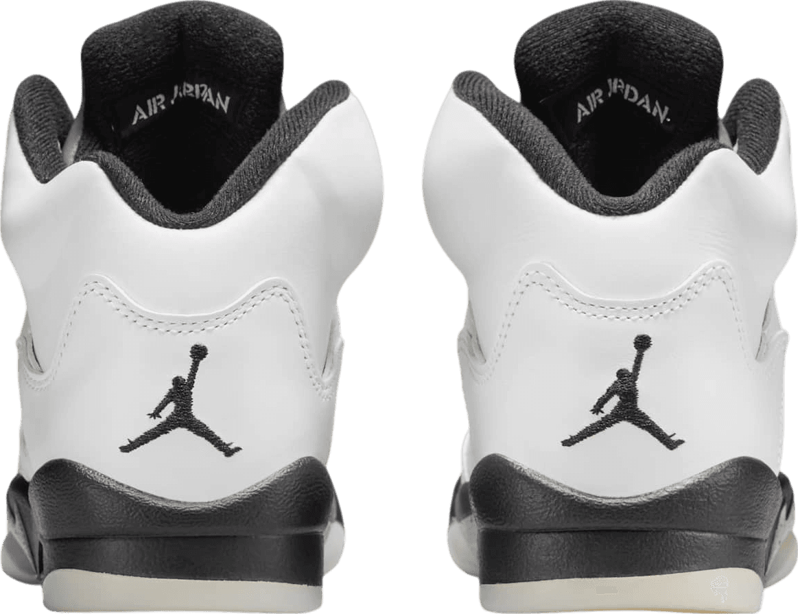 Air Jordan 5 White/Metallic Black (GS)