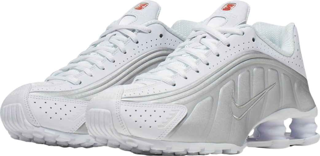 Nike Shox R4 White Metallic (W)