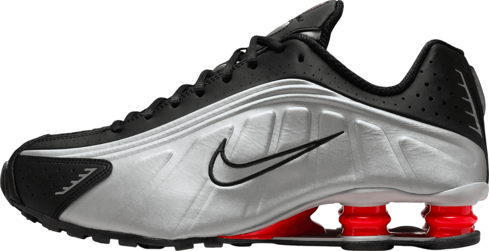 Nike Shox R4 Black/Metallic Silver (2024)