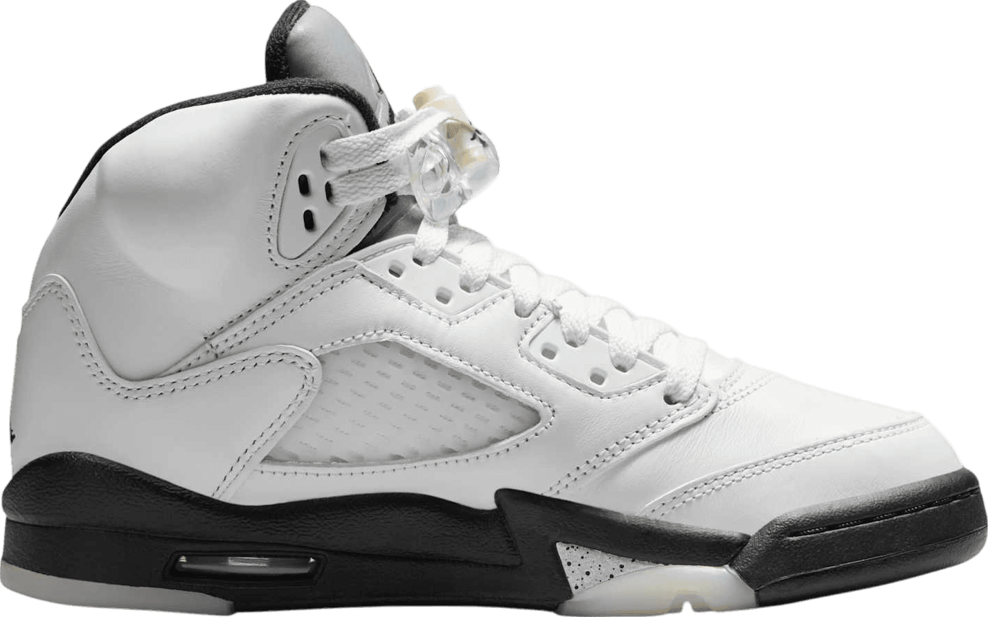 Air Jordan 5 White/Metallic Black (GS)