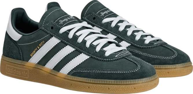 Sporty & Rich x Adidas Handball Spezial Dark Green