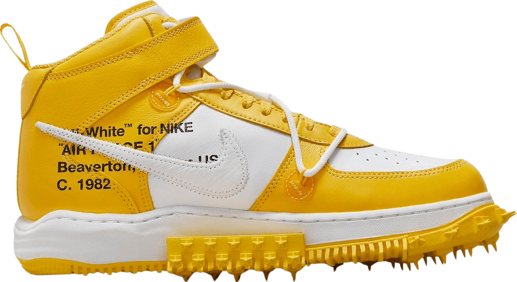 Nike Air Force 1 Mid Off-White Varsity Maize