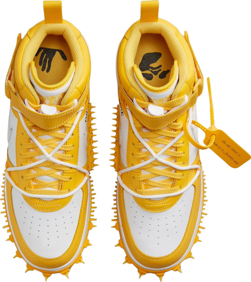 Nike Air Force 1 Mid Off-White Varsity Maize