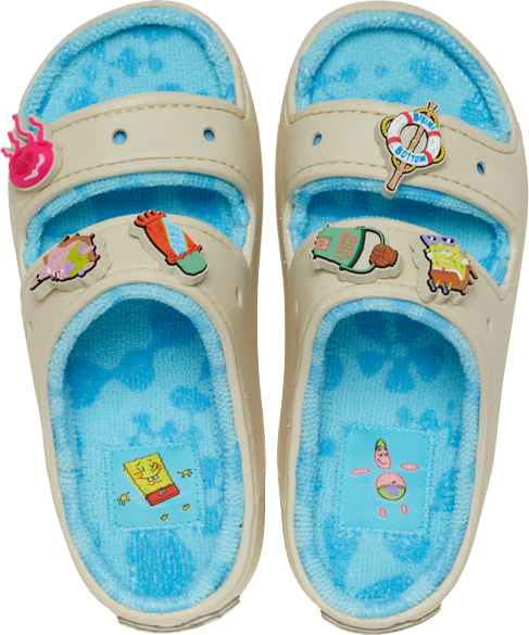 Crocs Classic SpongeBob Cozzzy Terry Sandal