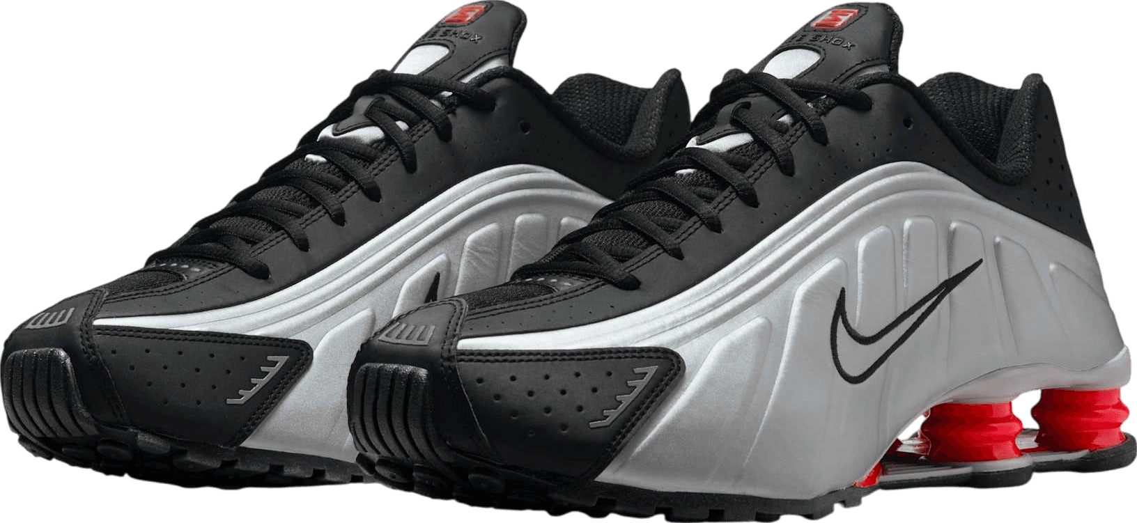 Nike Shox R4 Black/Metallic Silver (2024)