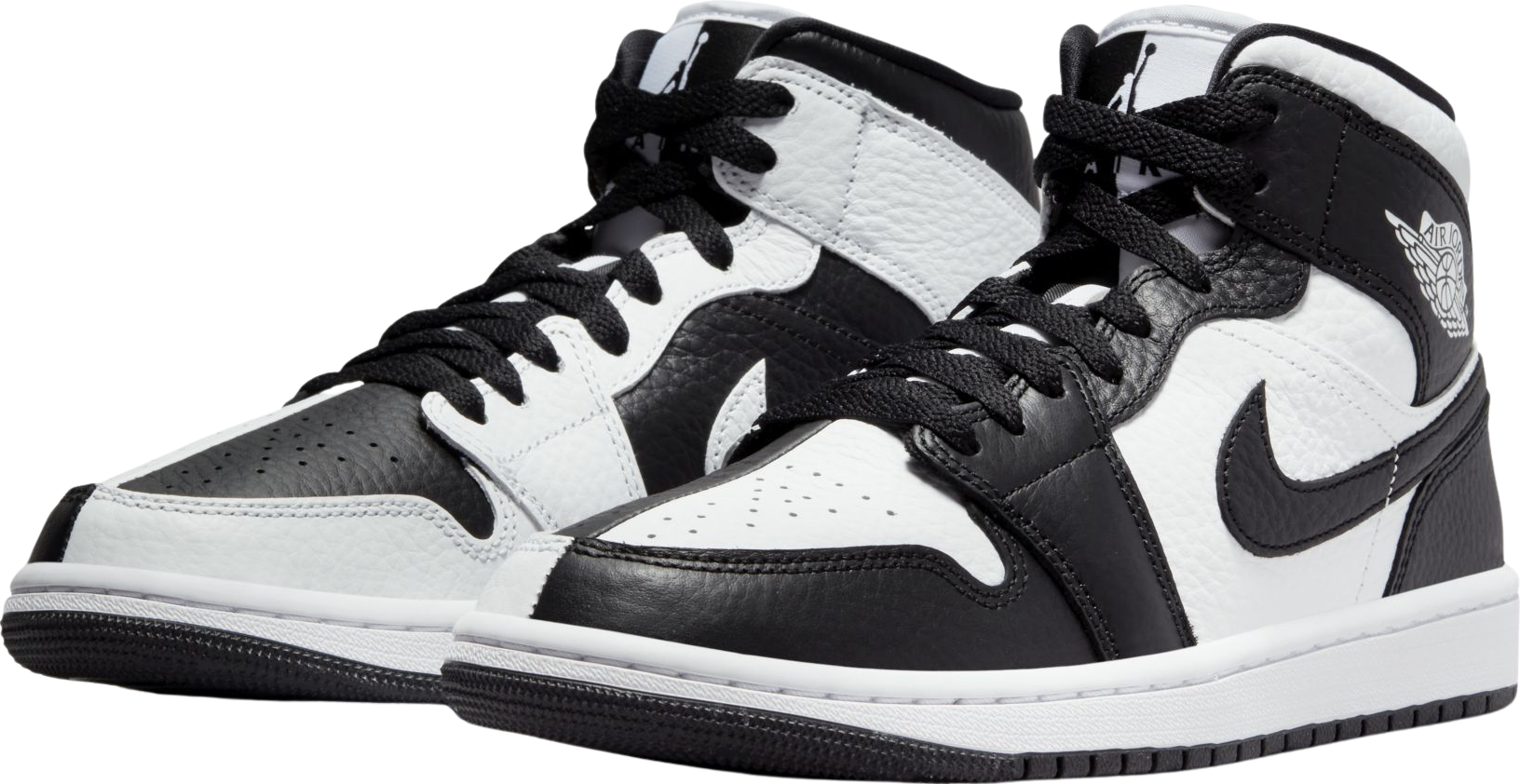 Air Jordan 1 Mid Split Black White (W)