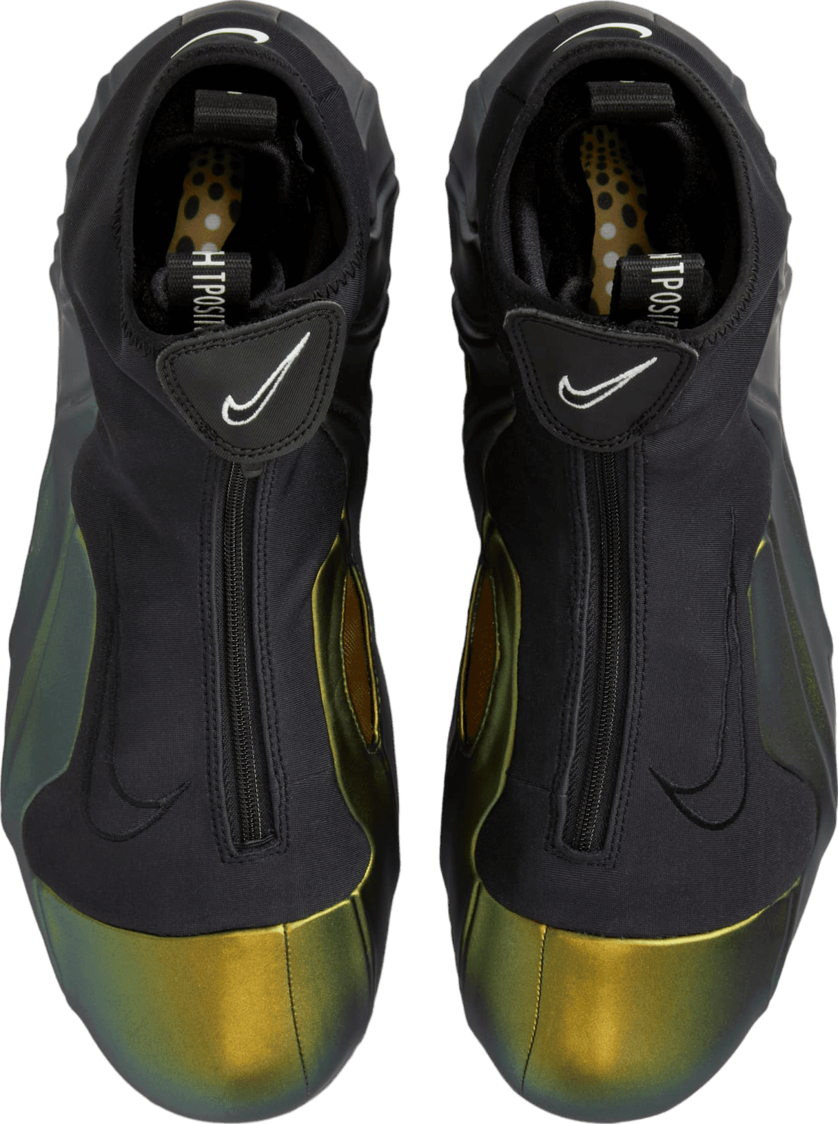 Nike Air Flightposite Black/Metallic Gold