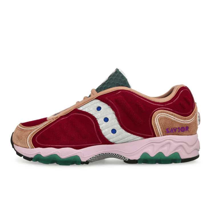 Jae Tips x Saucony Matrix "Burgundy"