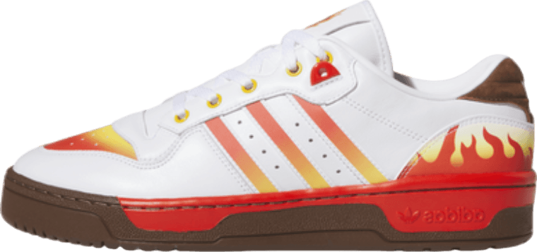 Demon Slayer x Adidas Rivalry Low Rengoku White and Red