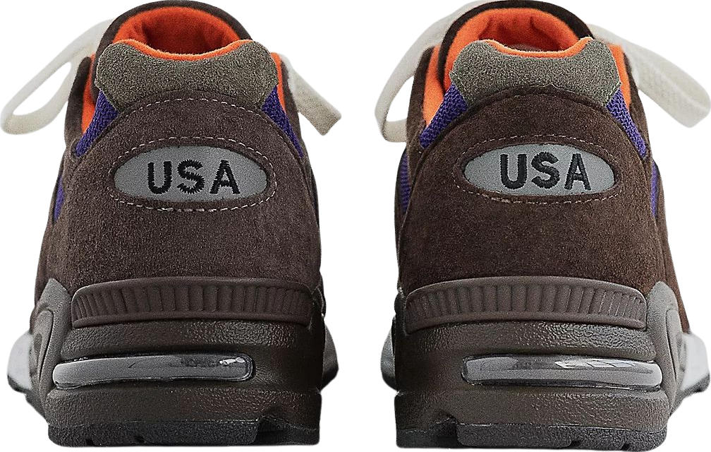 New Balance 990v2 MiUSA Brown Purple