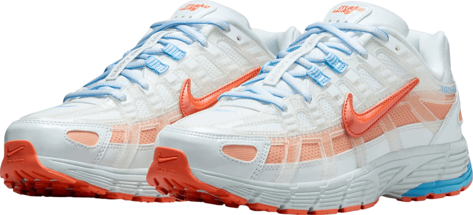 Nike P-6000 Summit White/Apricot Agate 6000 (W)