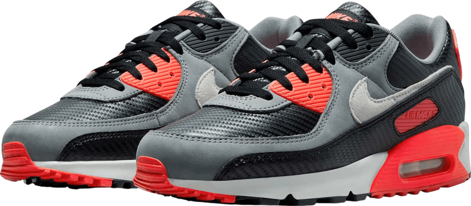 Nike Air Max 90 Carbon Fiber/Bright Crimson