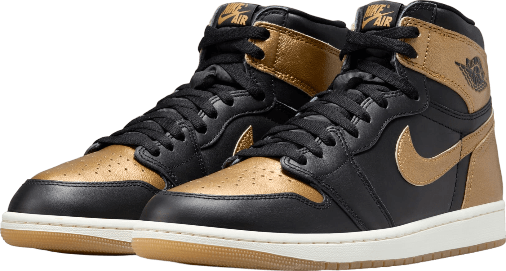 Air Jordan 1 High Black/Metallic Gold